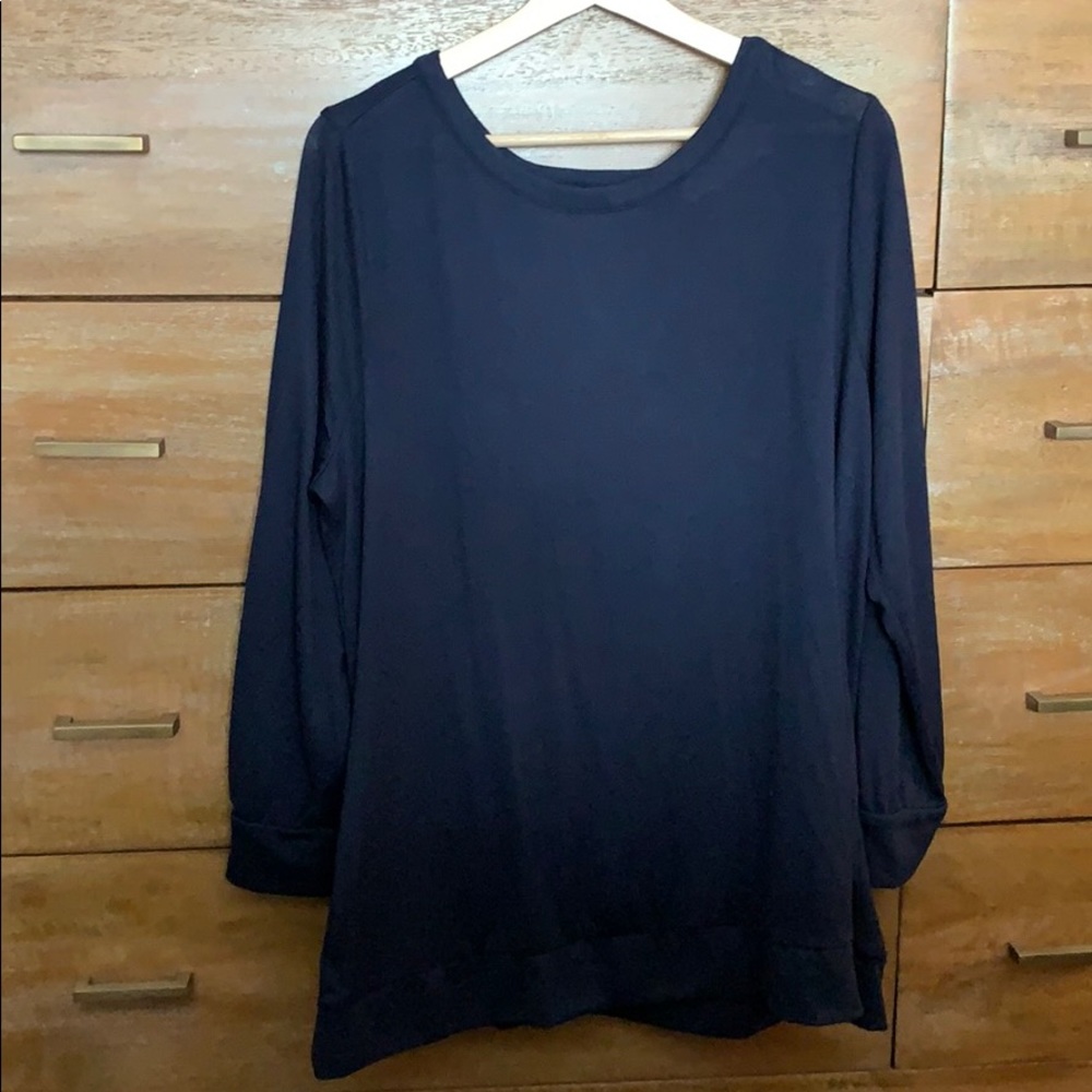 Loft Plus Cross back Open Sweater, 16/18.